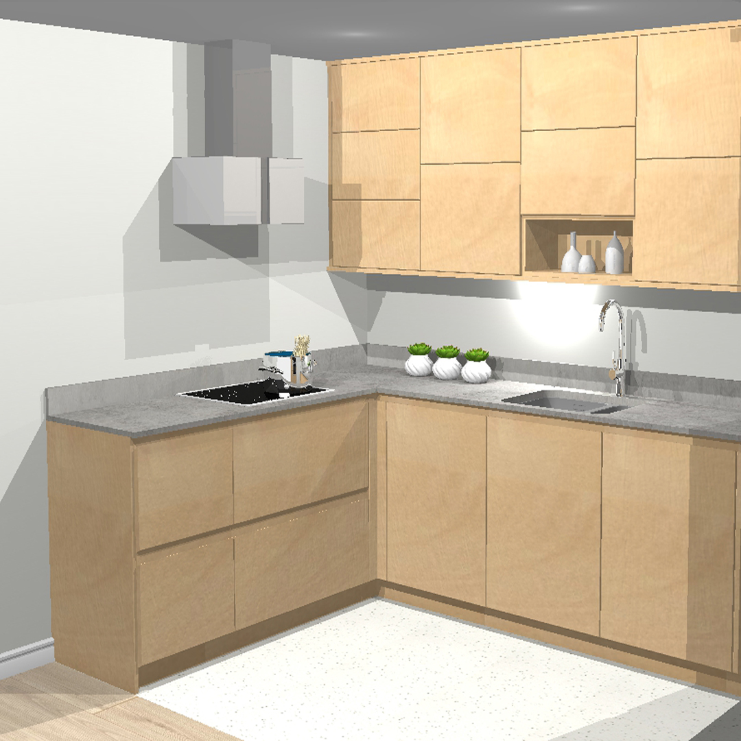 Plywood Kitchen