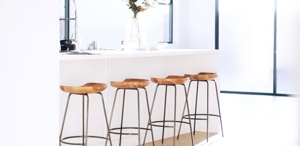 Kitchen Island with Counter Stools